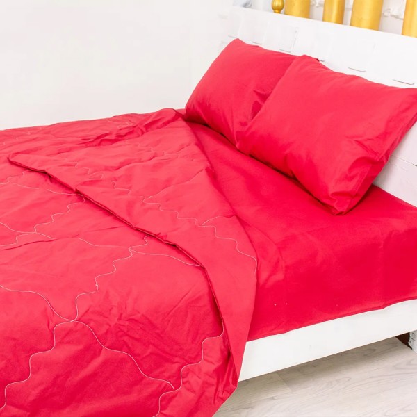 Фото - Комплект постельного белья MirSon №2401 EcoSilk 19-1655 Edmonda 140х205 см +нав. 2х50х70 см (2200003034233)